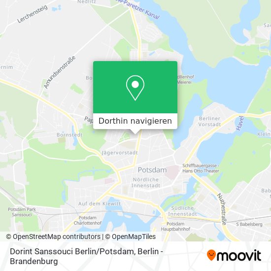 Dorint Sanssouci Berlin / Potsdam Karte