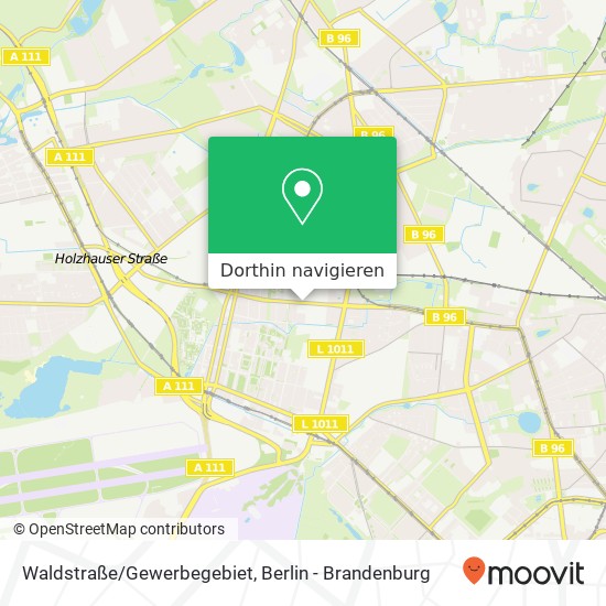 Waldstraße/Gewerbegebiet Karte