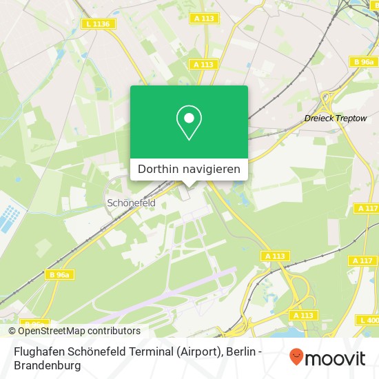 Flughafen Schönefeld Terminal (Airport) Karte