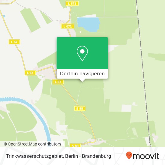 Trinkwasserschutzgebiet Karte