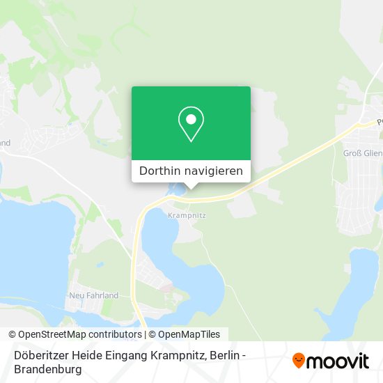 Döberitzer Heide Eingang Krampnitz Karte