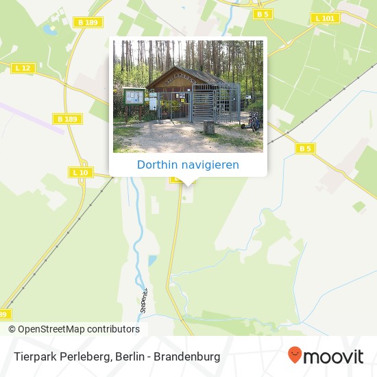 Tierpark Perleberg Karte