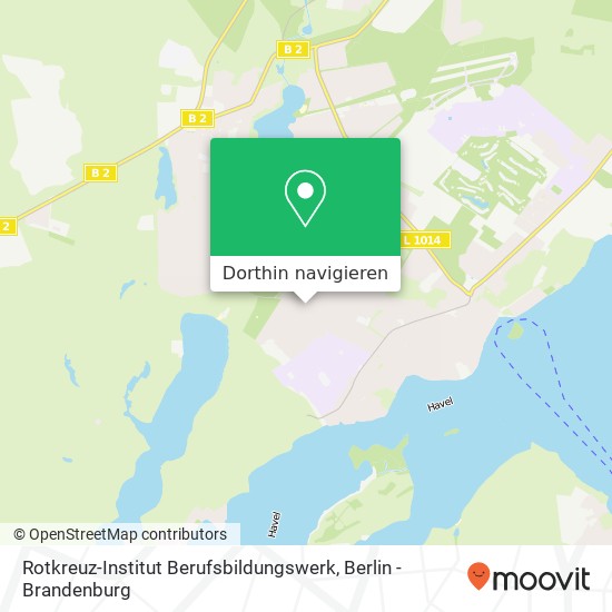 Rotkreuz-Institut Berufsbildungswerk Karte