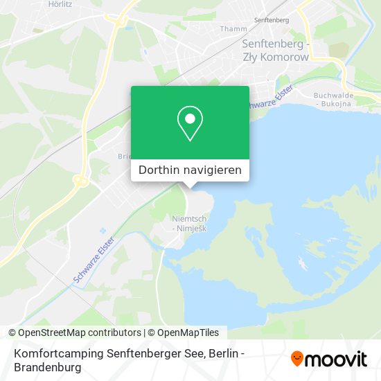 Komfortcamping Senftenberger See Karte