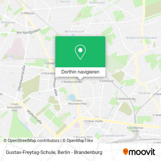 Gustav-Freytag-Schule Karte