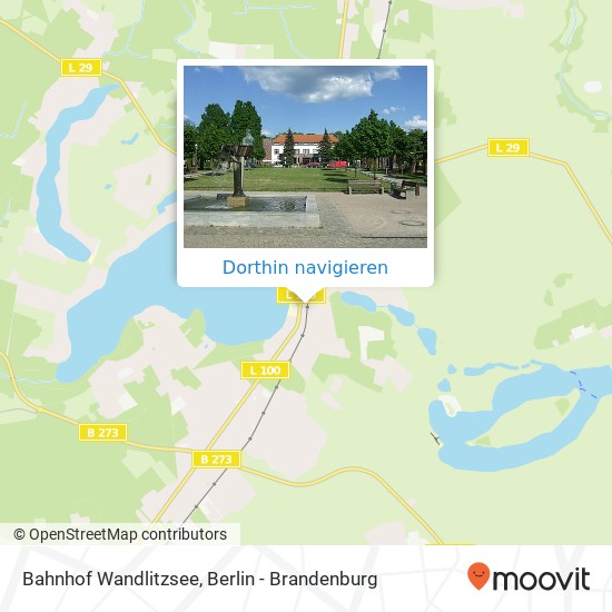 Bahnhof Wandlitzsee Karte