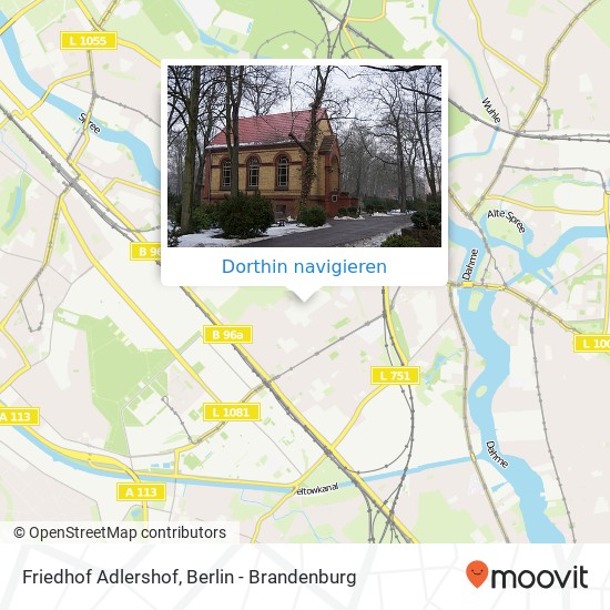 Friedhof Adlershof Karte