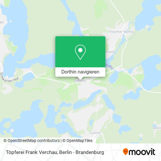 Töpferei Frank Verchau Karte