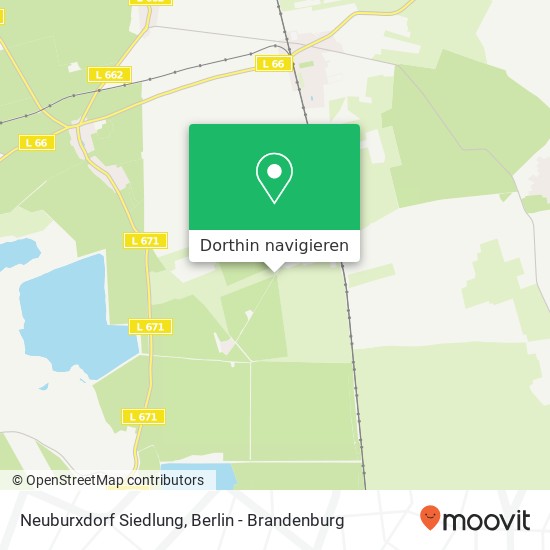 Neuburxdorf Siedlung Karte