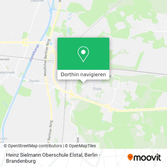 Heinz Sielmann Oberschule Elstal Karte