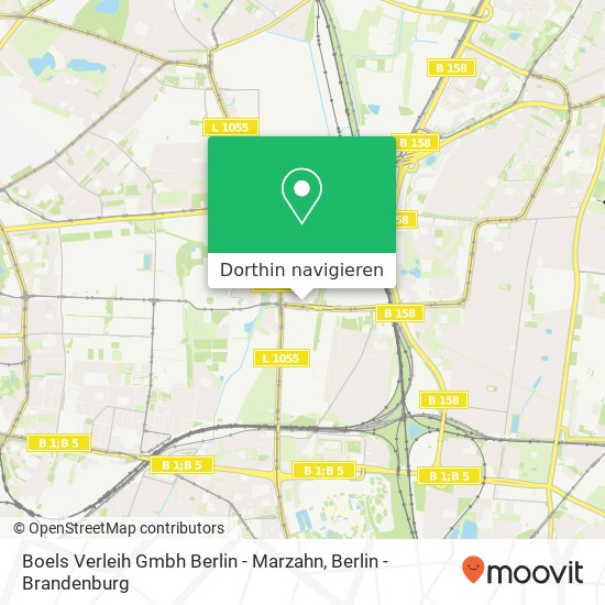 Boels Verleih Gmbh Berlin - Marzahn Karte