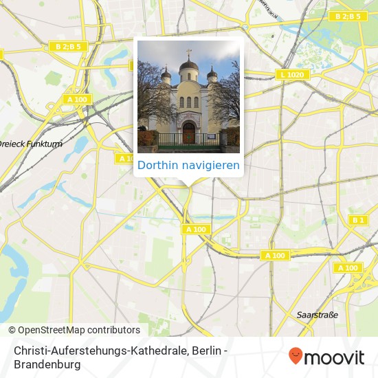 Christi-Auferstehungs-Kathedrale Karte