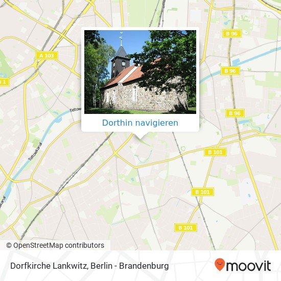 Dorfkirche Lankwitz Karte