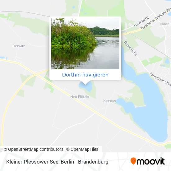 Kleiner Plessower See Karte