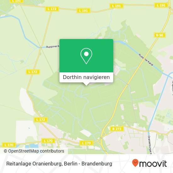 Reitanlage Oranienburg Karte