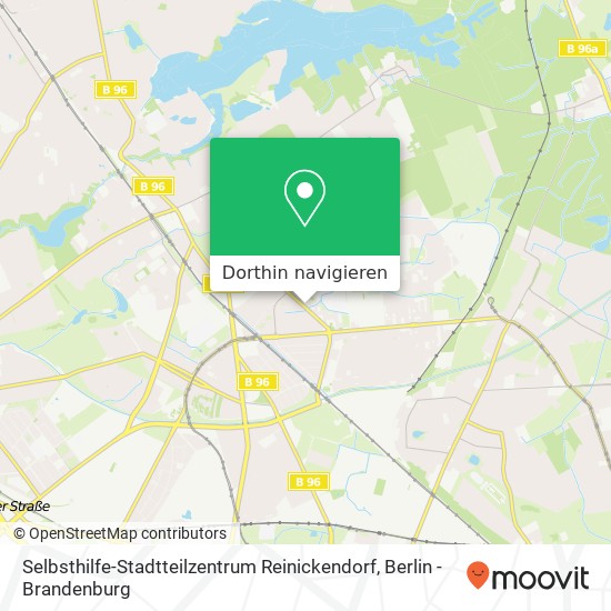 Selbsthilfe-Stadtteilzentrum Reinickendorf Karte