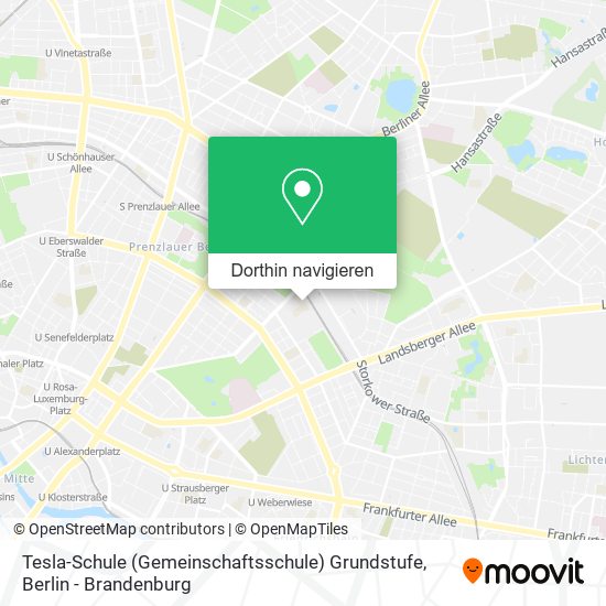 Tesla-Schule (Gemeinschaftsschule) Grundstufe Karte