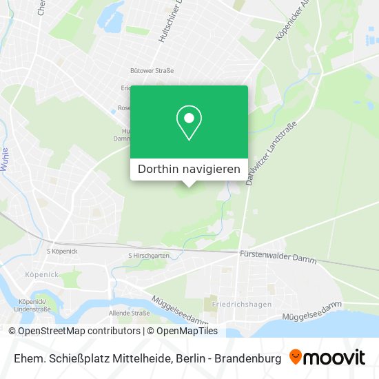 Ehem. Schießplatz Mittelheide Karte