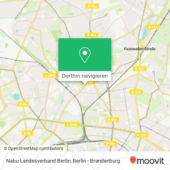 Nabu-Landesverband Berlin Karte