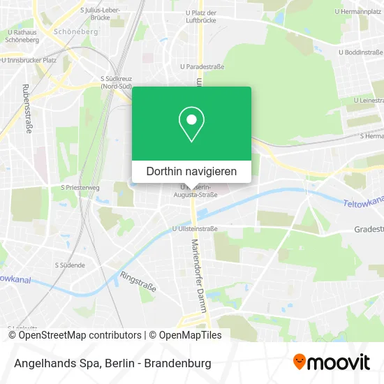 Angelhands Spa Karte