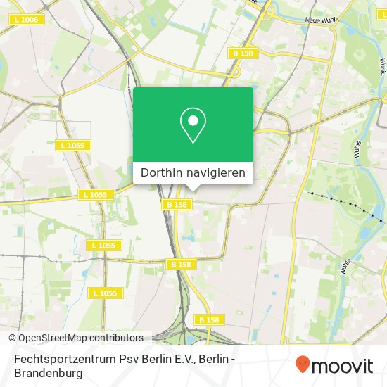 Fechtsportzentrum Psv Berlin E.V. Karte
