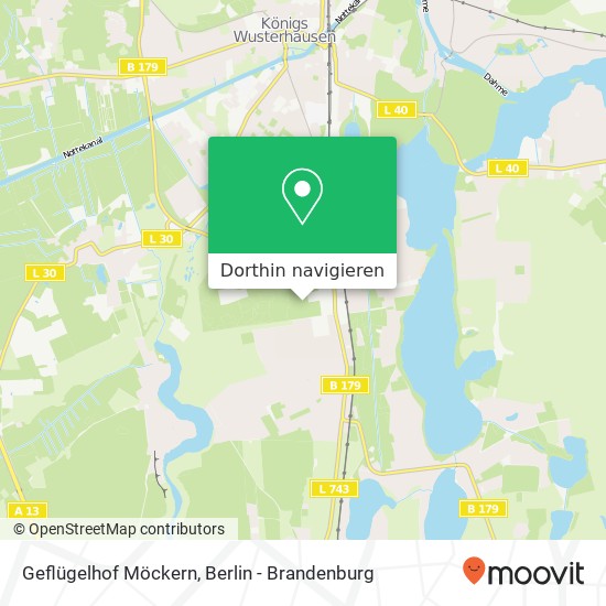 Geflügelhof Möckern Karte