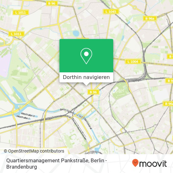 Quartiersmanagement Pankstraße Karte