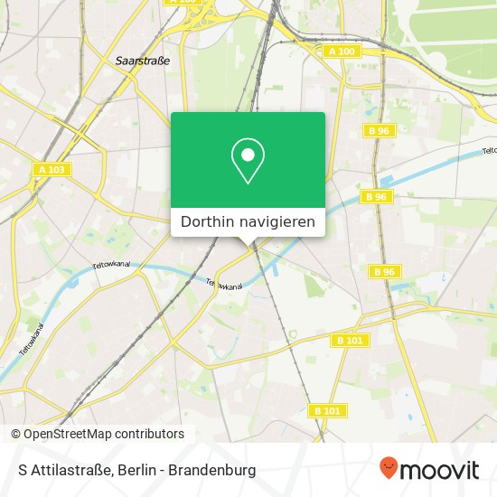 S Attilastraße Karte