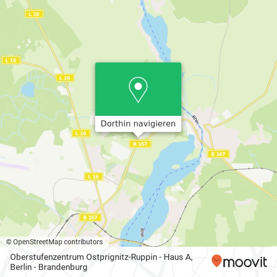 Oberstufenzentrum Ostprignitz-Ruppin - Haus A Karte