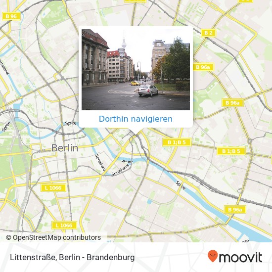 Littenstraße Karte