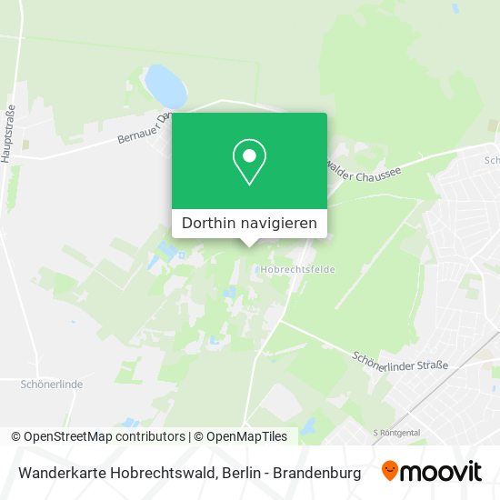 Wanderkarte Hobrechtswald Karte