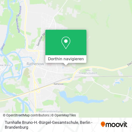 Turnhalle Bruno-H.-Bürgel-Gesamtschule Karte