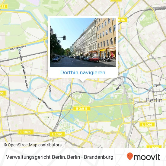 Verwaltungsgericht Berlin Karte