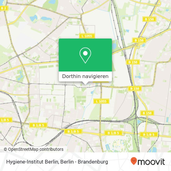 Hygiene-Institut Berlin Karte