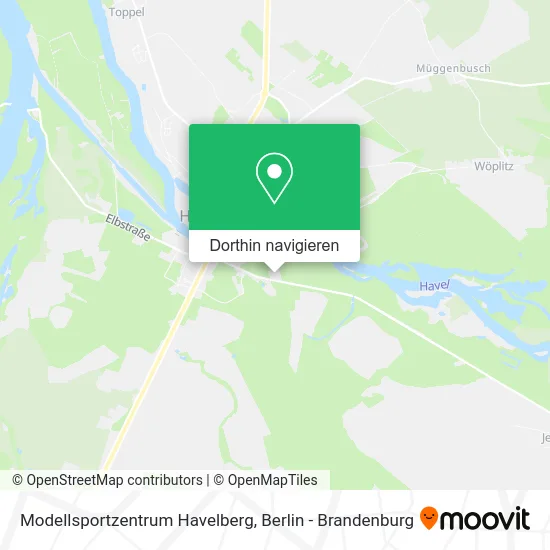 Modellsportzentrum Havelberg Karte
