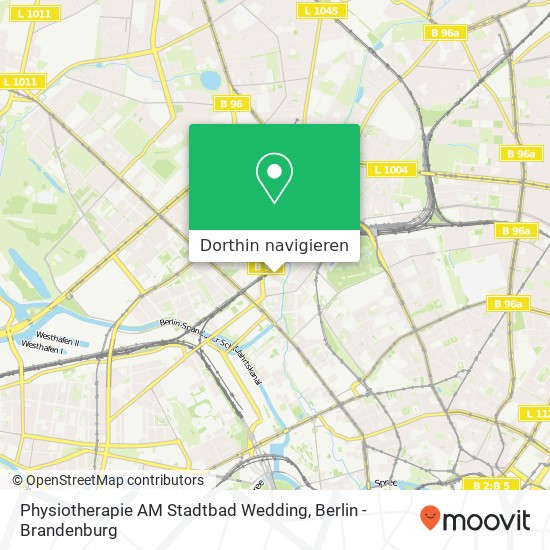 Physiotherapie AM Stadtbad Wedding Karte