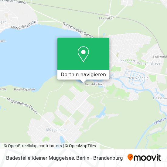 Badestelle Kleiner Müggelsee Karte