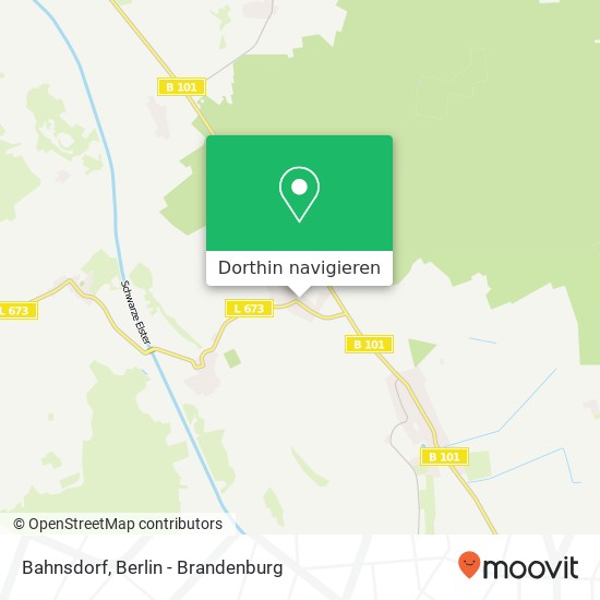 Bahnsdorf Karte