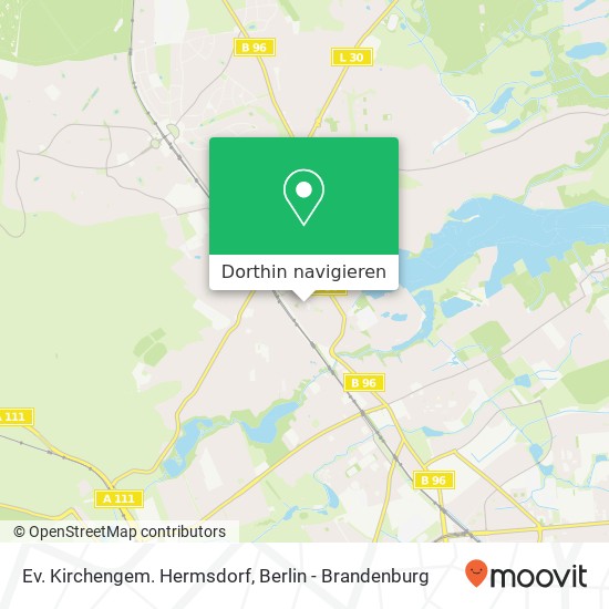 Ev. Kirchengem. Hermsdorf Karte
