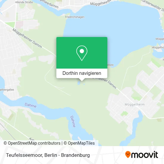 Teufelsseemoor Karte