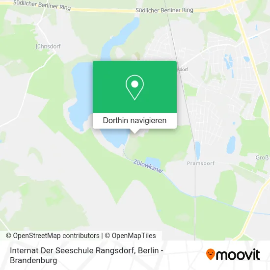 Internat Der Seeschule Rangsdorf Karte