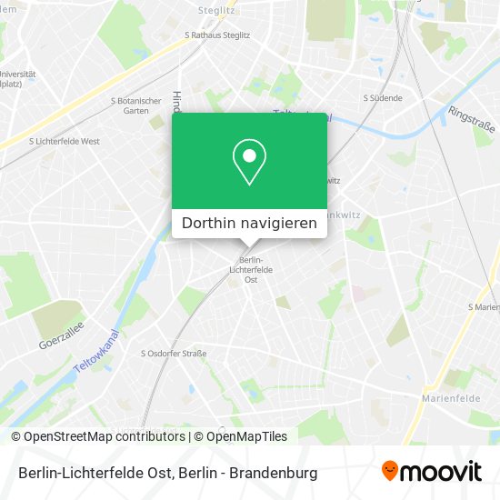Berlin-Lichterfelde Ost Karte