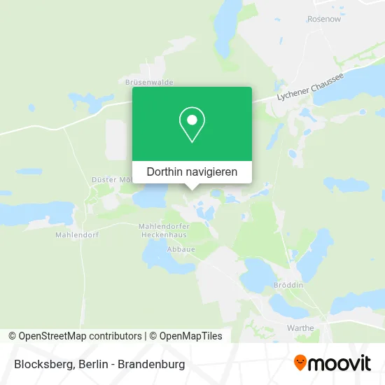 Blocksberg Karte