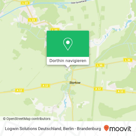 Logwin Solutions Deutschland Karte