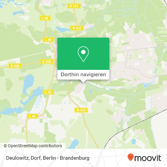Deulowitz, Dorf Karte