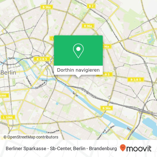 Berliner Sparkasse - Sb-Center Karte