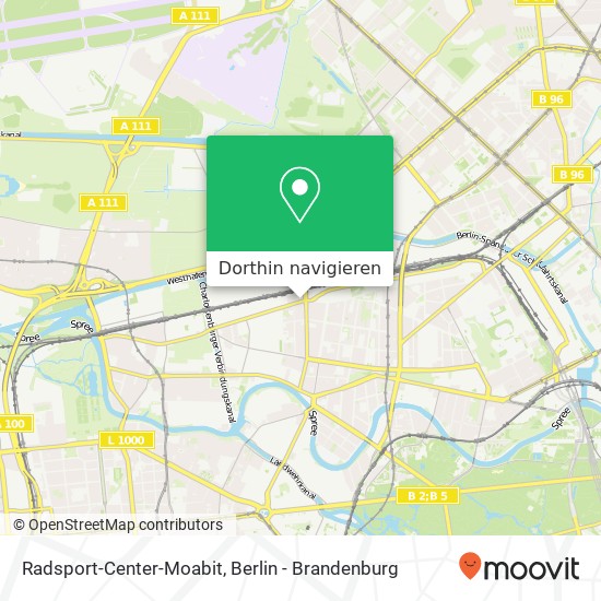 Radsport-Center-Moabit Karte