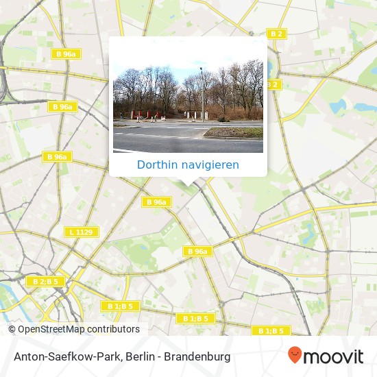 Anton-Saefkow-Park Karte