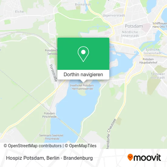 Hospiz Potsdam Karte