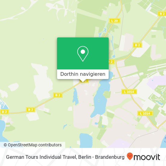 German Tours Individual Travel Karte